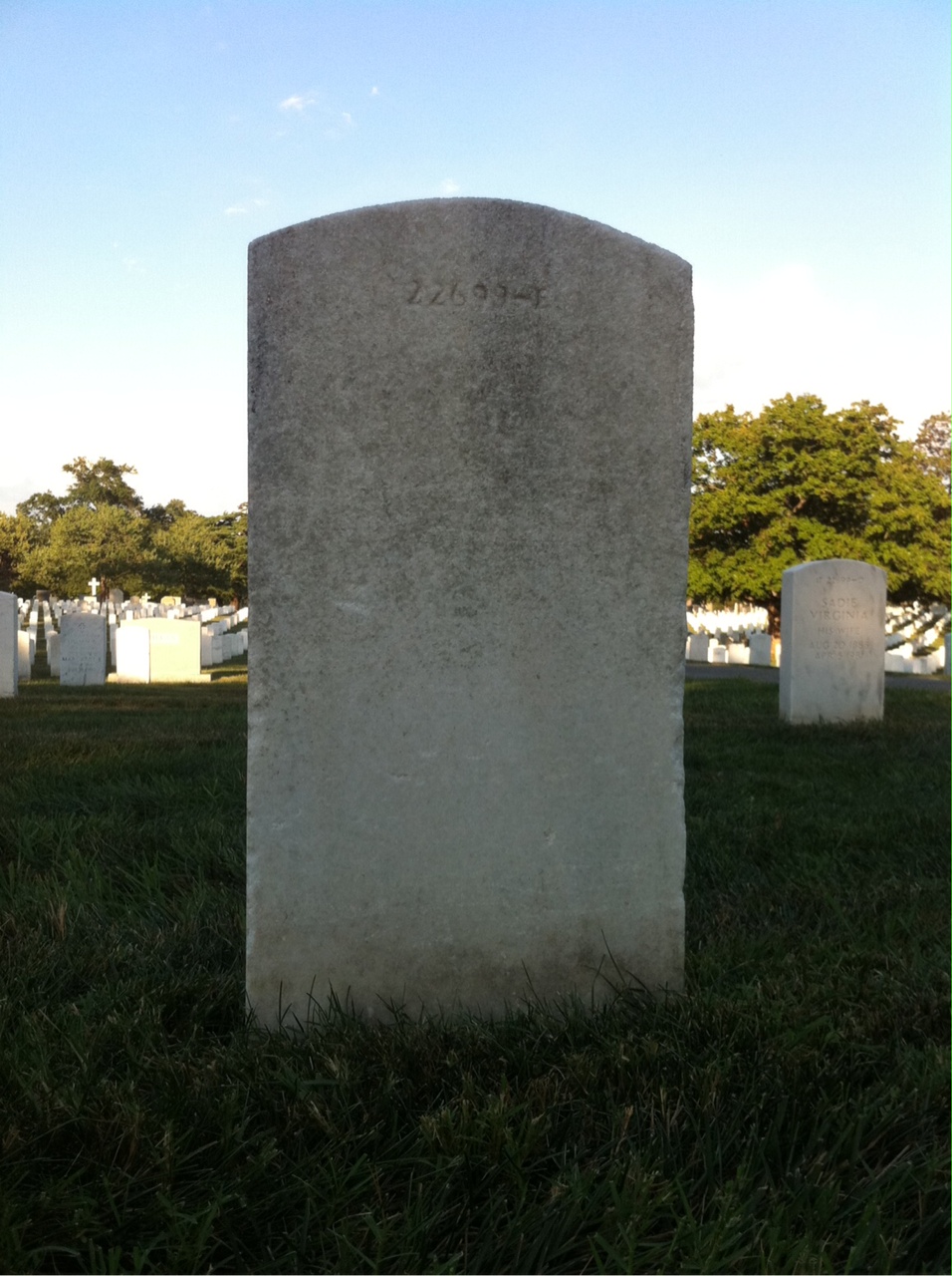 Headstone of Caleb Lowe