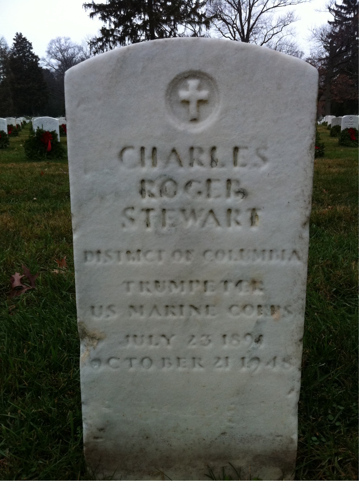 Headstone of Charles Stewart
