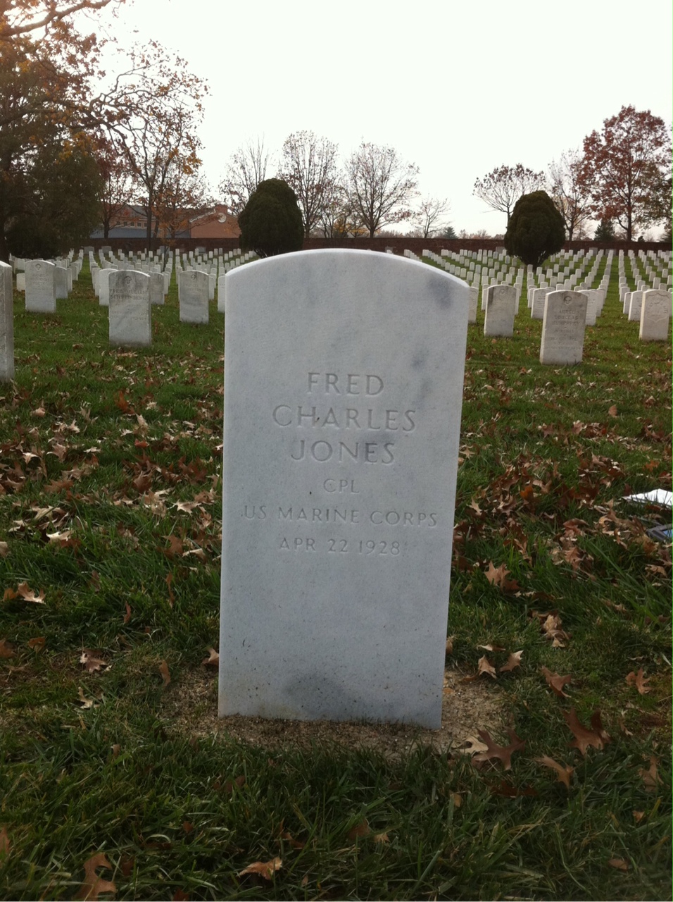 Headstone of Fred Jones