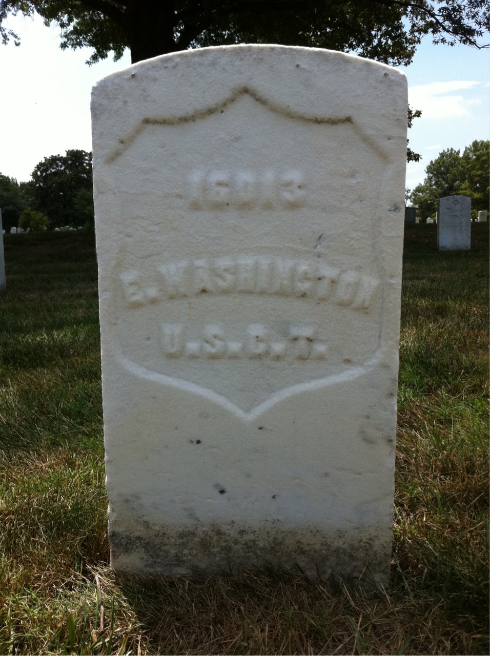 Headstone of Emanuel Washington