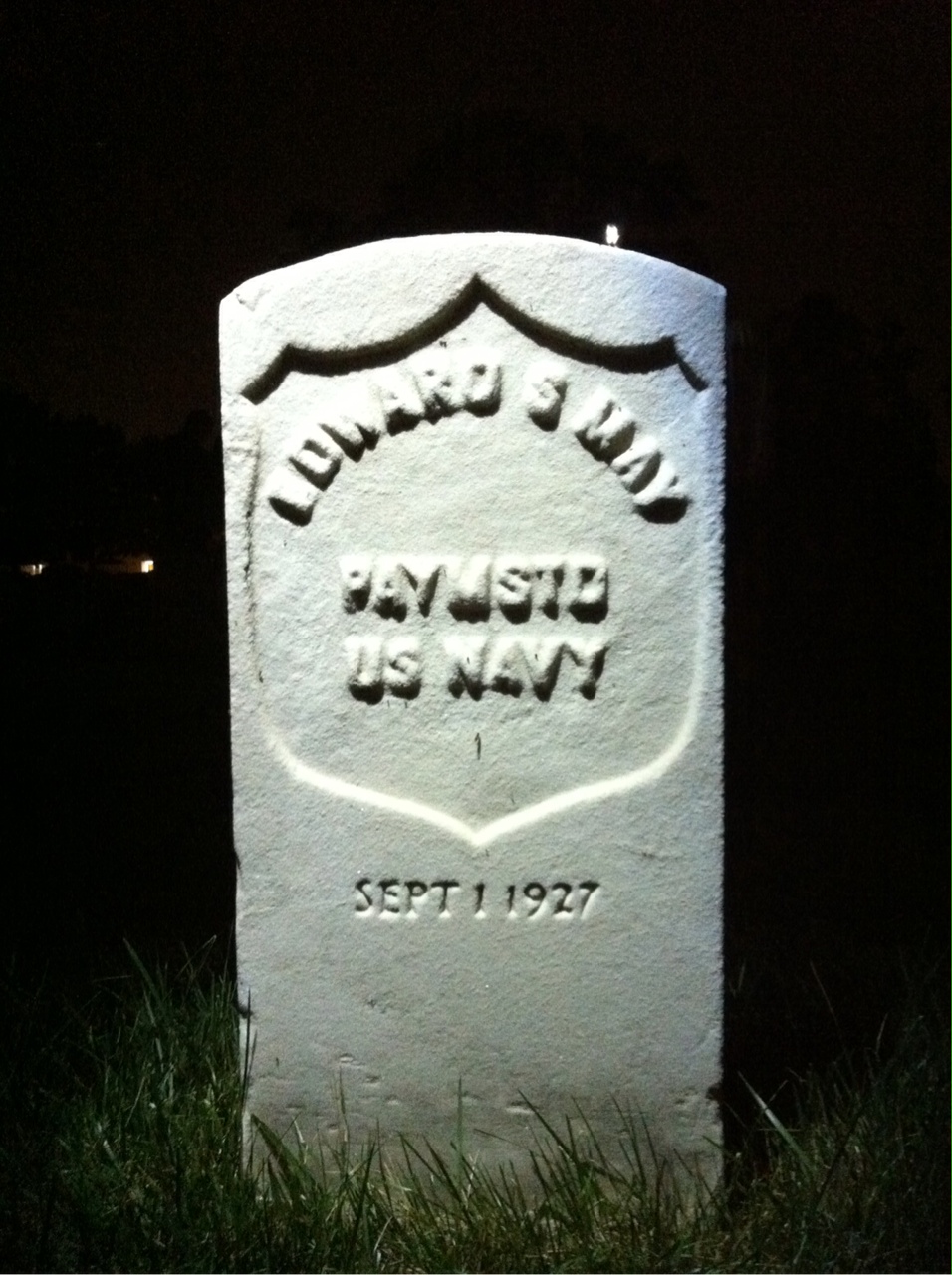 Headstone shared by 2 interments, including Edward Stillman