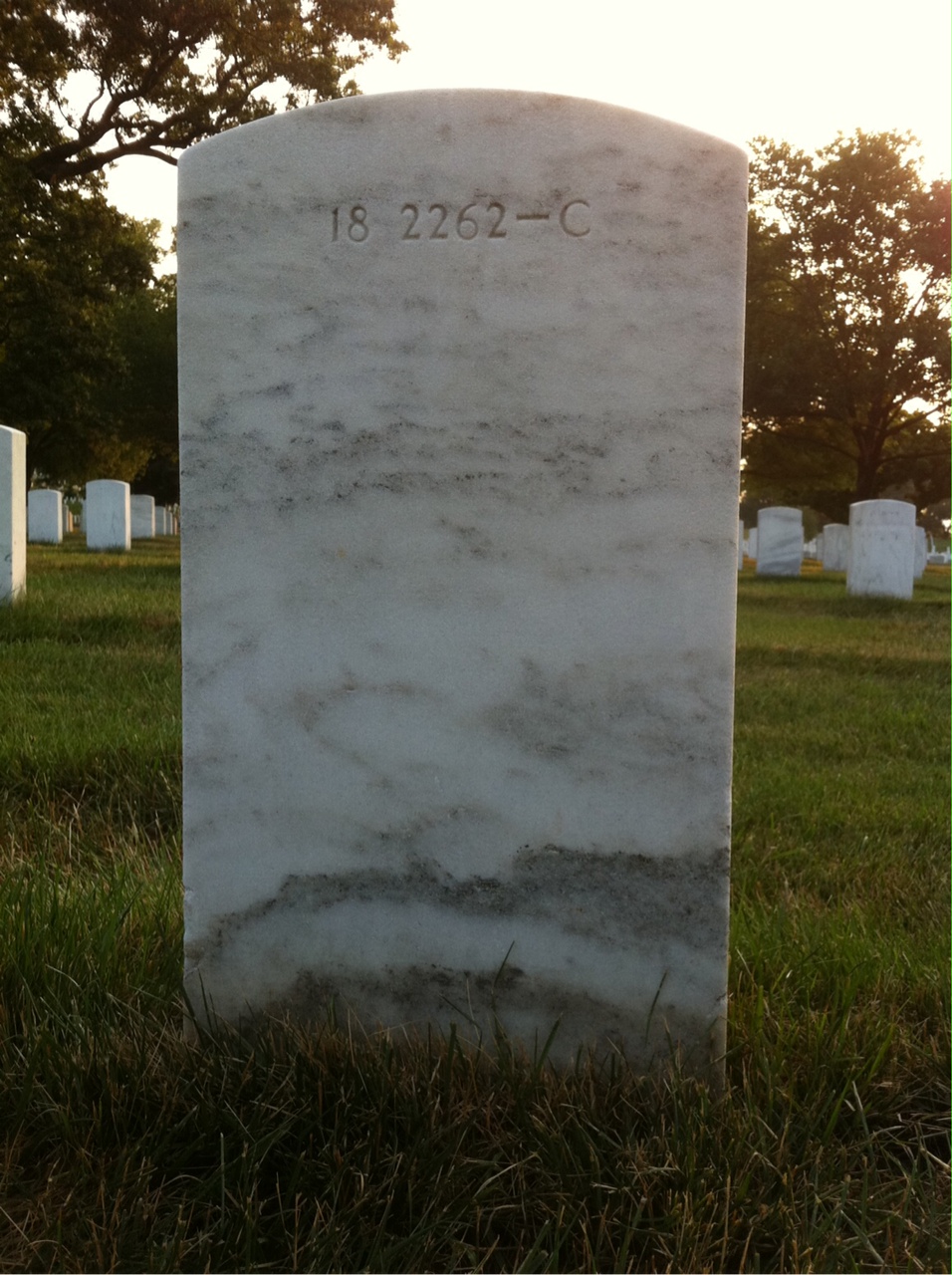 Headstone of Andrew Taylor