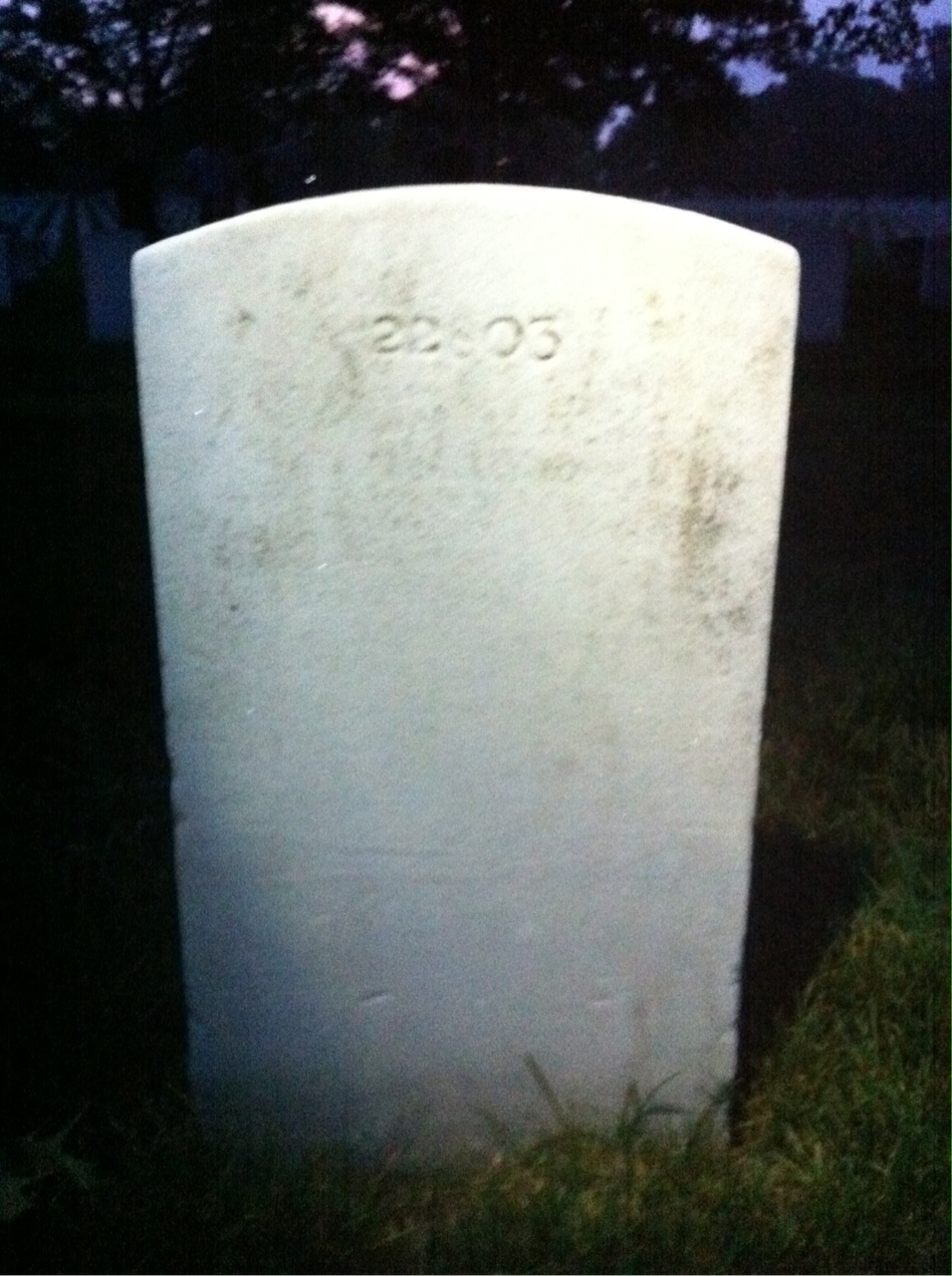 Headstone of Albert Ewing