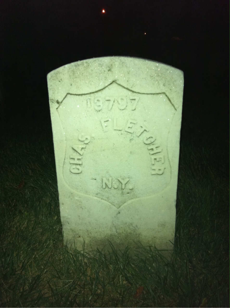 Headstone of Charles Fletcher