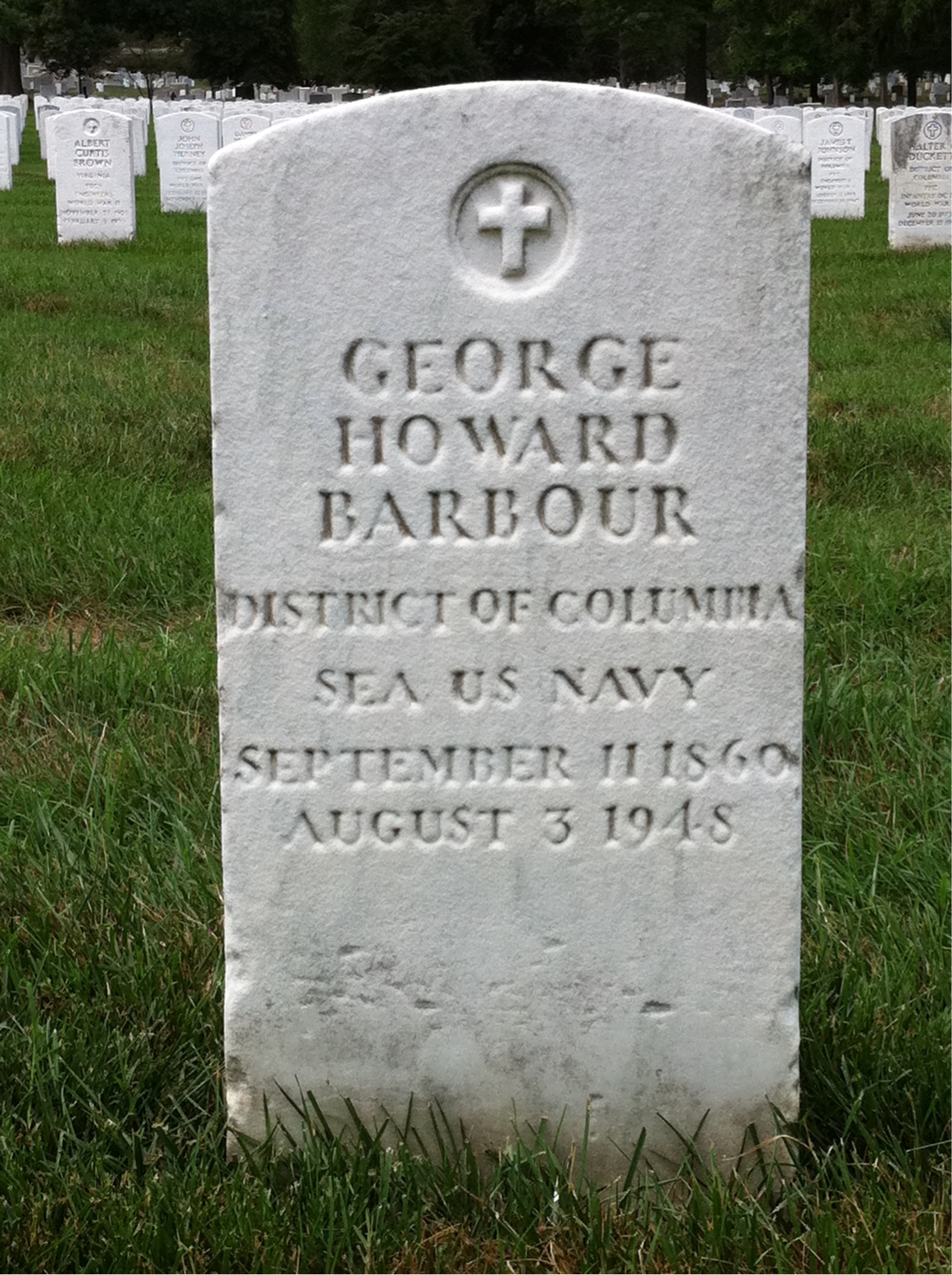 Headstone of George Barbour