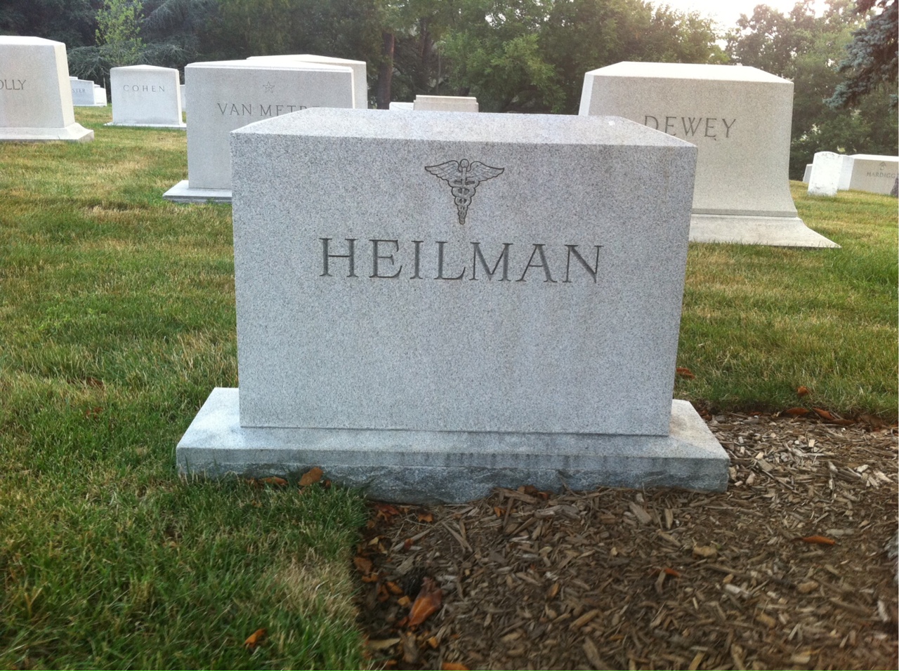 Headstone of Adam Heilman