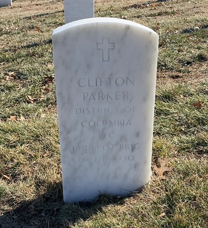 Headstone of Clifton Parker